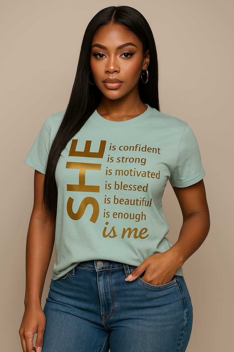 Affirmation Tees – Speak Life, Wear Power