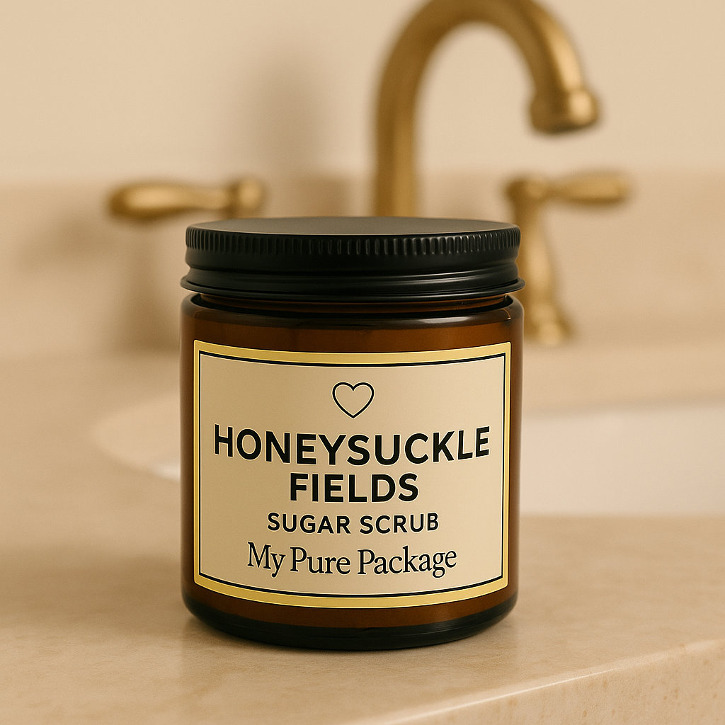 Honeysuckle Fields Foam Sugar Scrub – Floral Citrus Glow Exfoliator for Radiant Skin