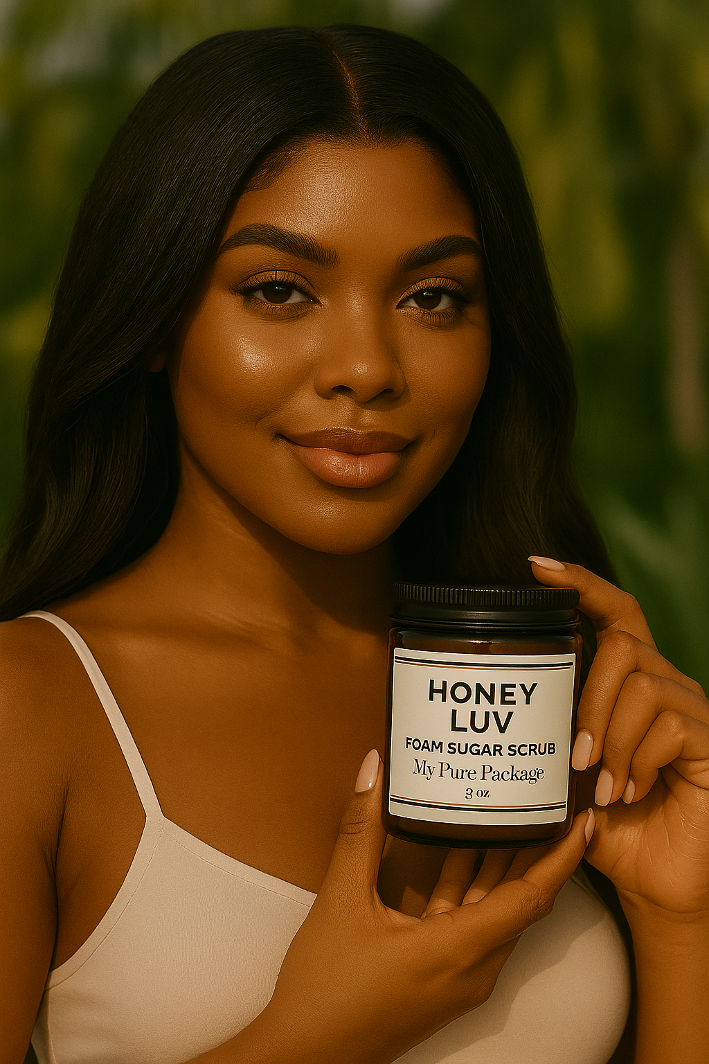 Honey Luv Foam Sugar Scrub – Sweet Honey Glow Exfoliator for Radiant, Soft Skin
