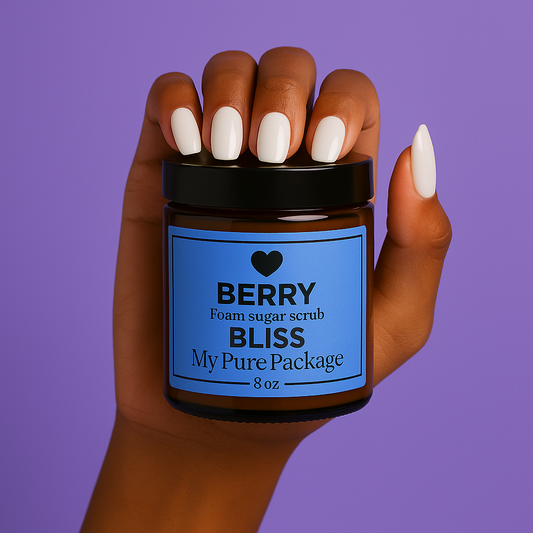 Berry Bliss Sugar Scrub – Foaming Body Exfoliator for Radiant, Soft Skin