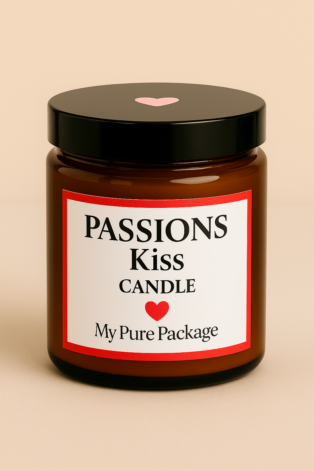Passion’s Kiss Lover’s Candle – Romantic Soy Candle for Self-Love & Sacred Connection