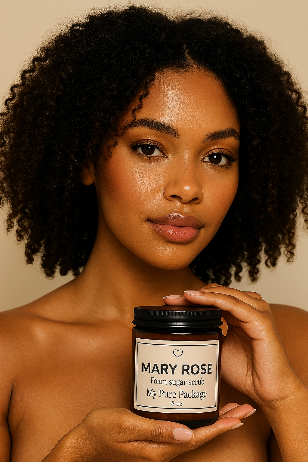 Mary Rose Sugar Scrub – Citrus Herbal Foaming Scrub for Clarity & Renewal