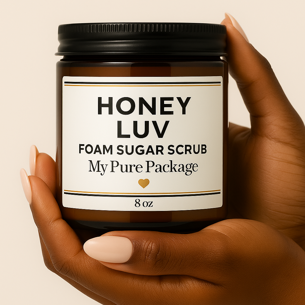Honey Luv Foam Sugar Scrub – Sweet Honey Glow Exfoliator for Radiant, Soft Skin