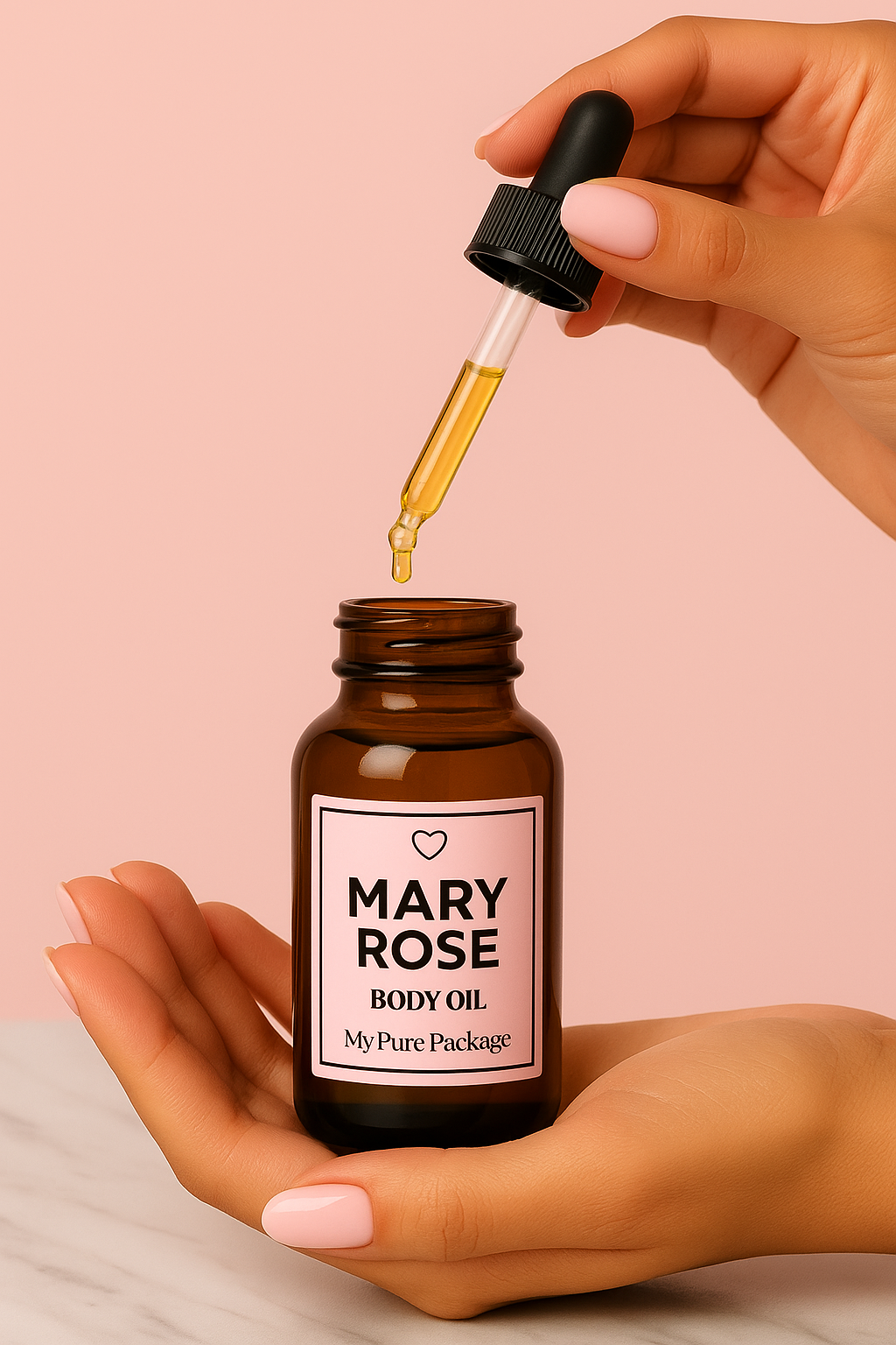 Mary Rose Body Oil – Herbal Citrus Glow Oil for Clarity, Calm & Self-Care Rituals