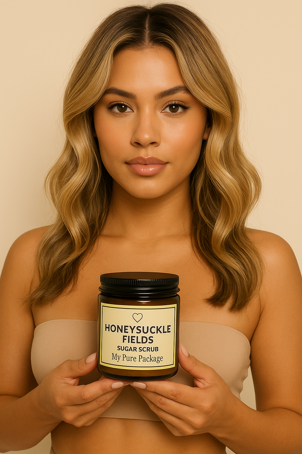 Honeysuckle Fields Foam Sugar Scrub – Floral Citrus Glow Exfoliator for Radiant Skin