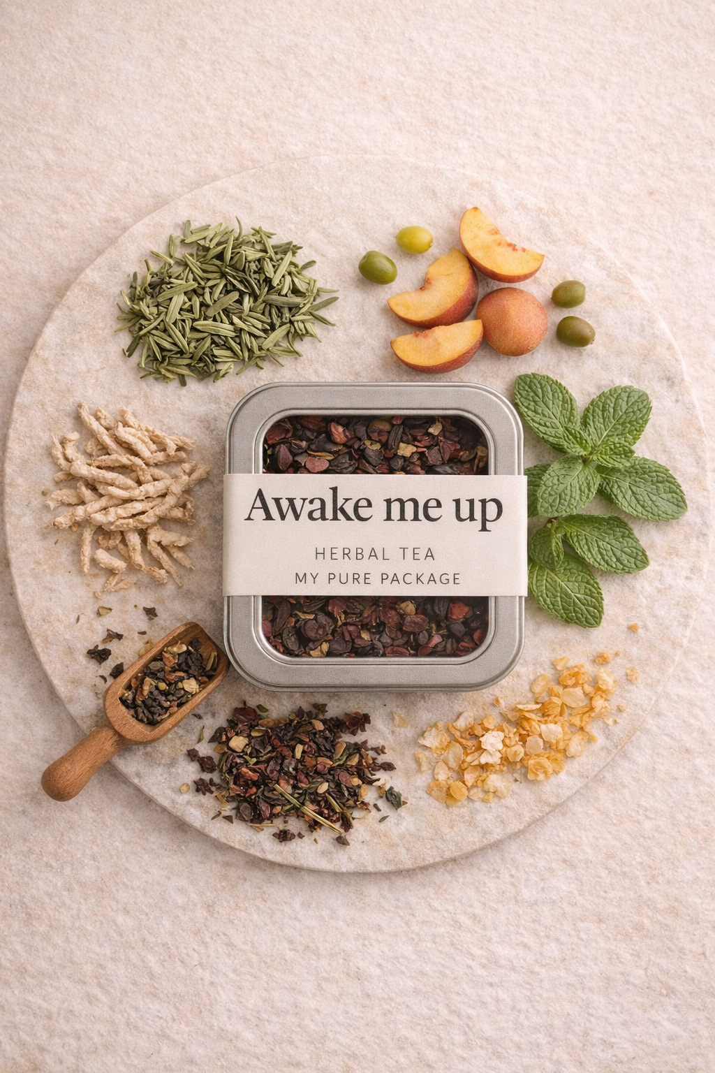 ✨ Awake Me Up Tea – Herbal Energy Blend for Focus, Vitality & Morning Rituals