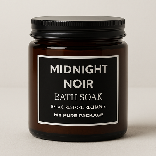 Midnight Noir Muscle Soak – Herbal Recovery Ritual for Grounding, Strength & Renewal