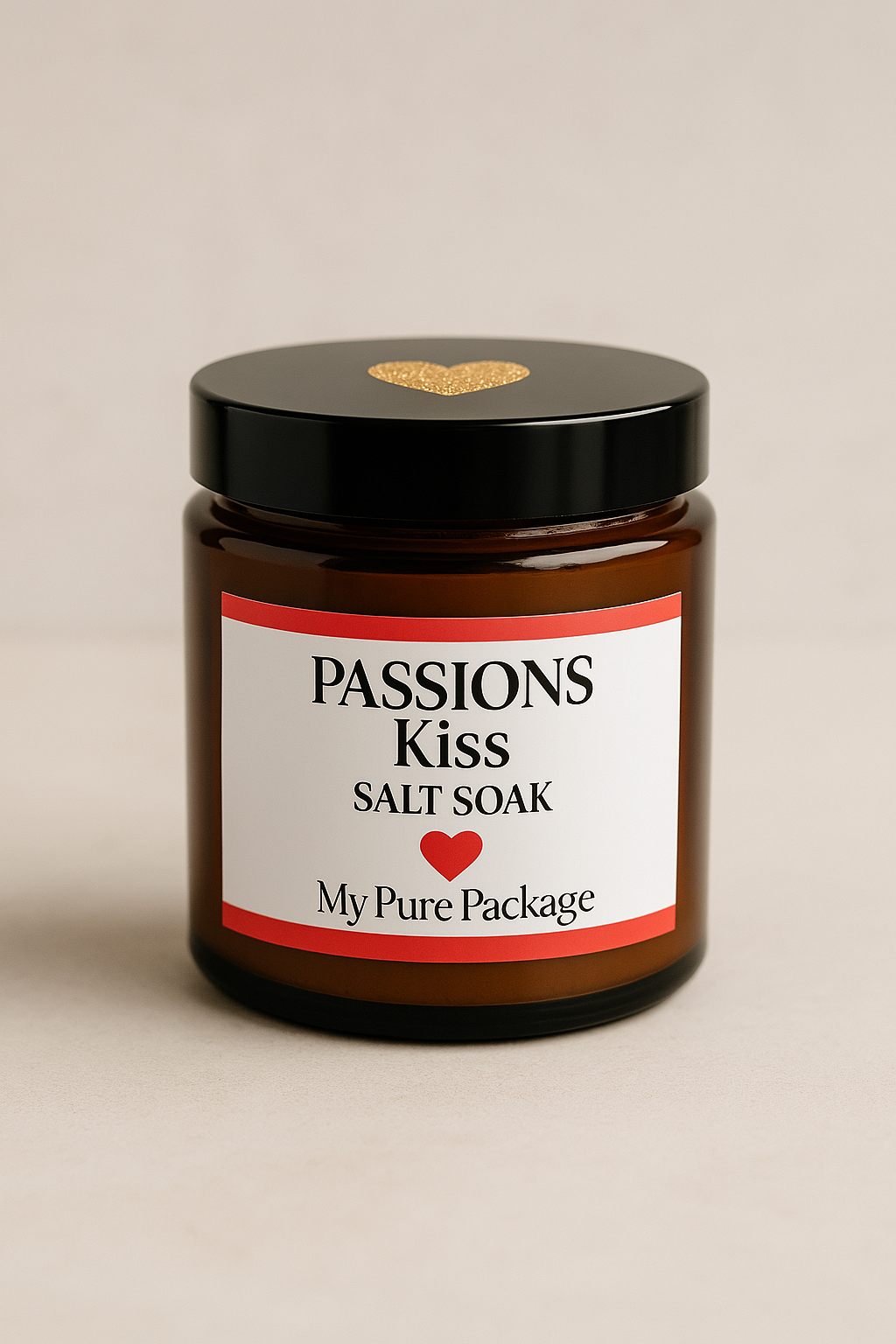 Passion’s Kiss Salt Soak – Romantic Self-Love Bath Ritual for Joy & Sweet Renewal