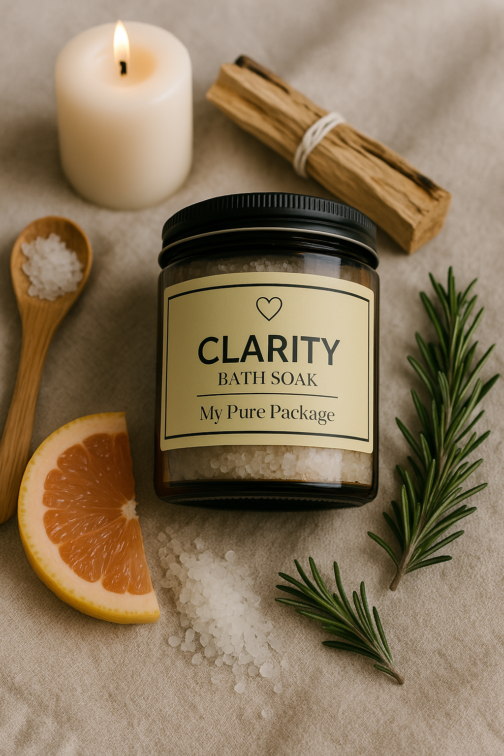 Clarity Soak – Herbal Citrus Bath Ritual for Energy Clearing & Emotional Renewal