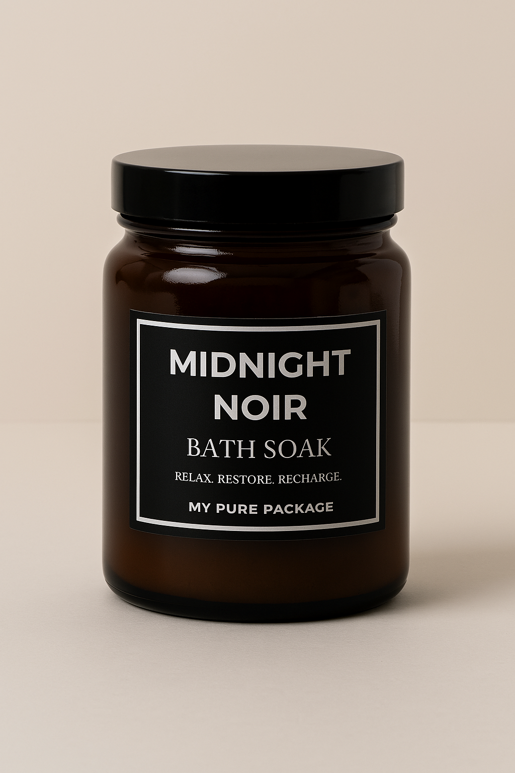Midnight Noir Muscle Soak – Herbal Recovery Ritual for Grounding, Strength & Renewal