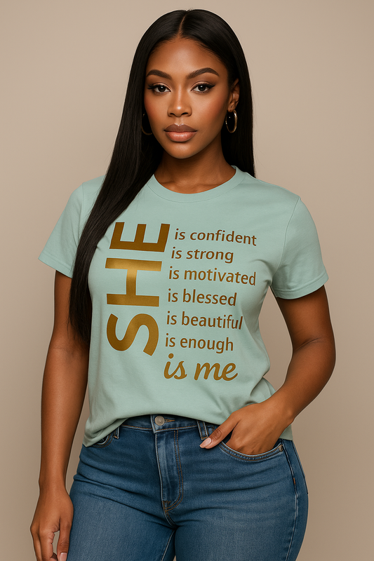 Affirmative Tees – Empowerment Graphic T-Shirts for Women