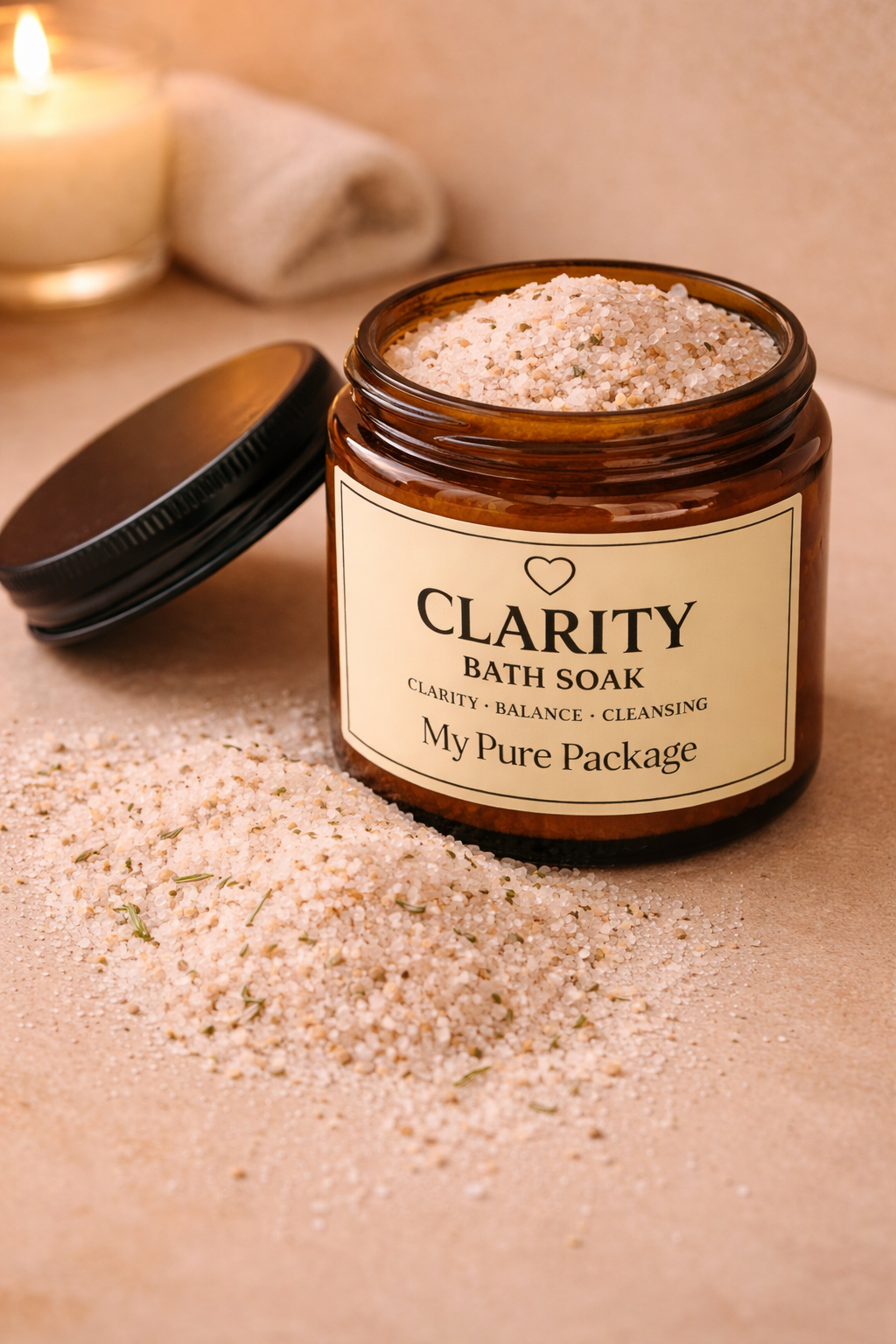 Clarity Soak – Herbal Citrus Bath Soak for Energy Reset & Muscle Recovery