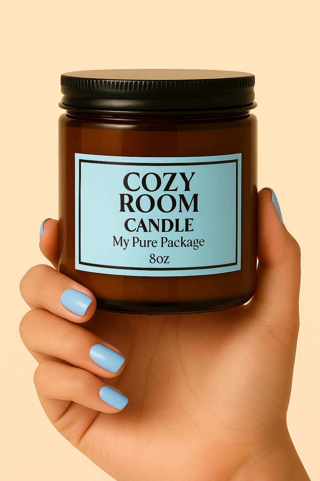 Cozy Room Candle – Fresh Linen Soy Candle for Calm, Comfort & Home Rituals