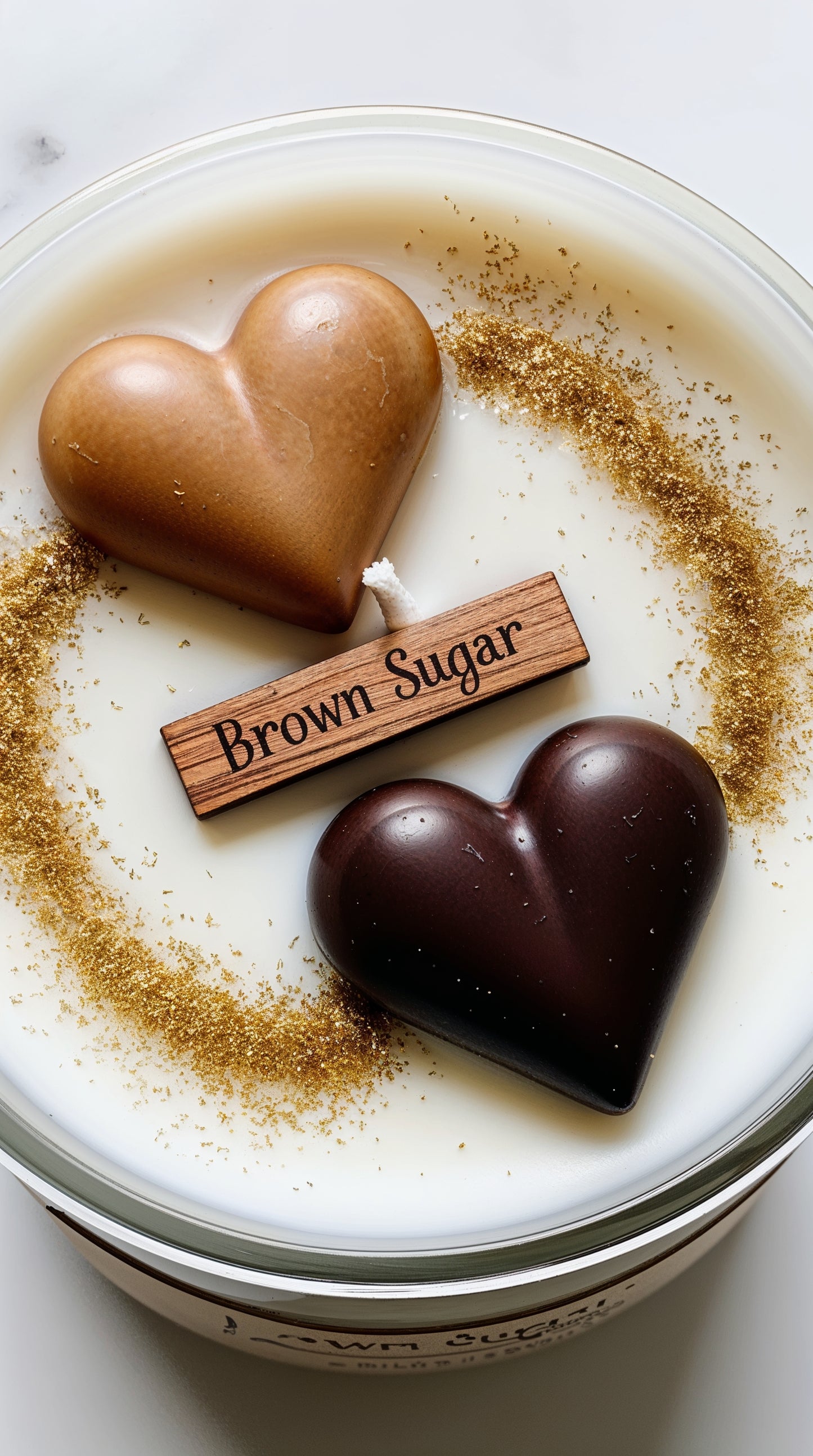 Brown sugar with notes of coconut