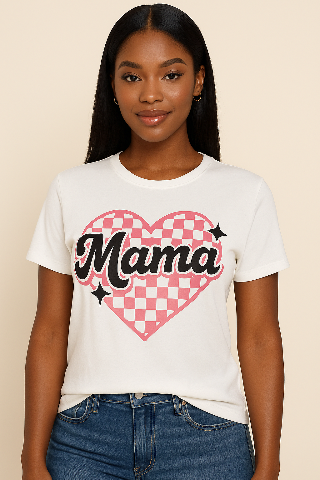 MAMA Graphic Tee – Soft Cotton T-Shirt for Moms (2 Styles)