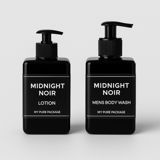 Midnight Nior Men’s Bundle – Body Wash + Lotion (Travel Size)