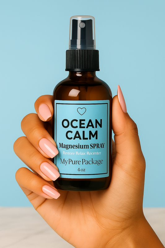 Ocean Calm Magnesium Spray – Natural Muscle Recovery & Stress Relief Mist