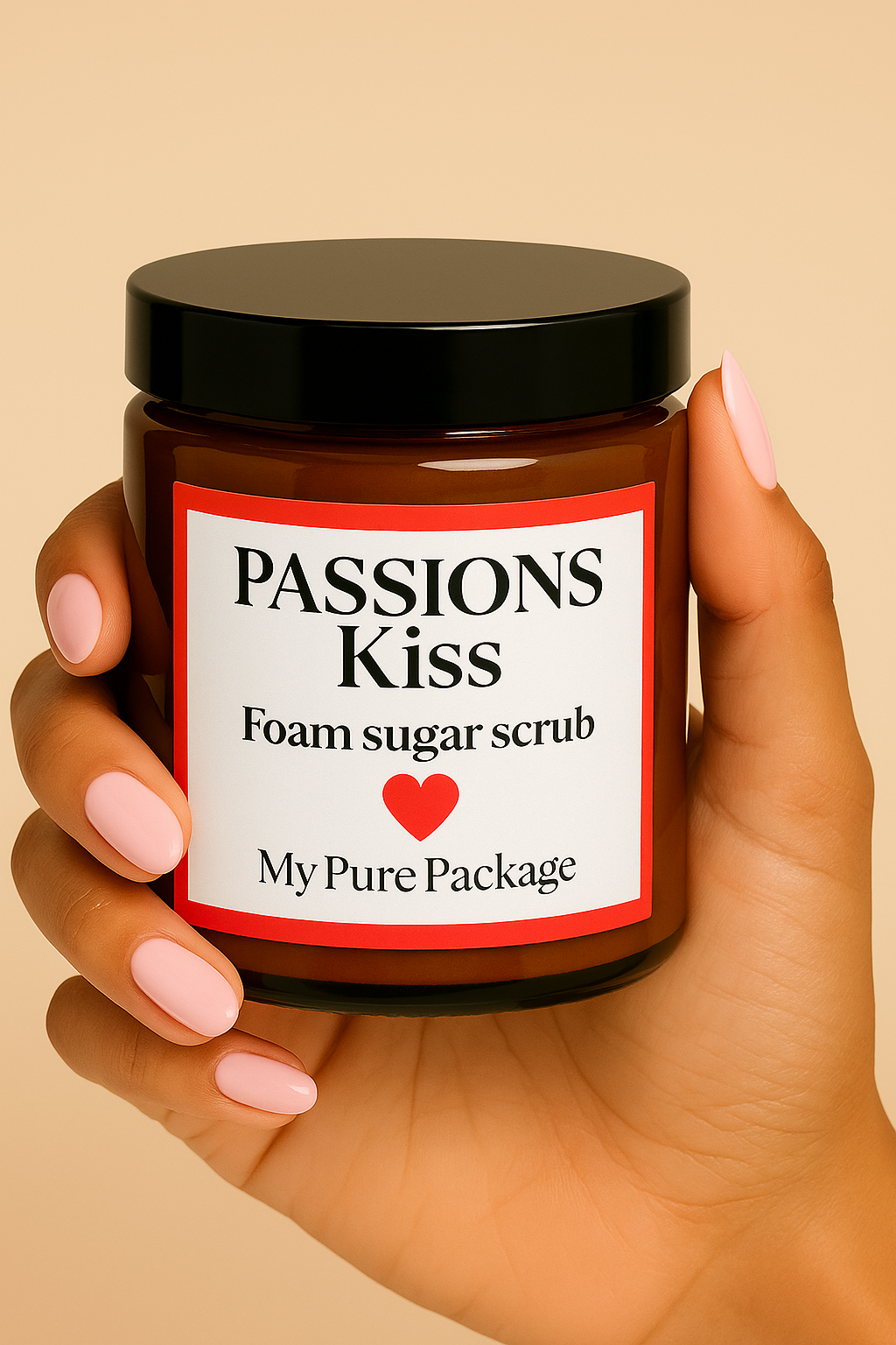Passion’s Kiss Sugar Scrub – Sweet Self-Love Body Polish for Glow & Softness