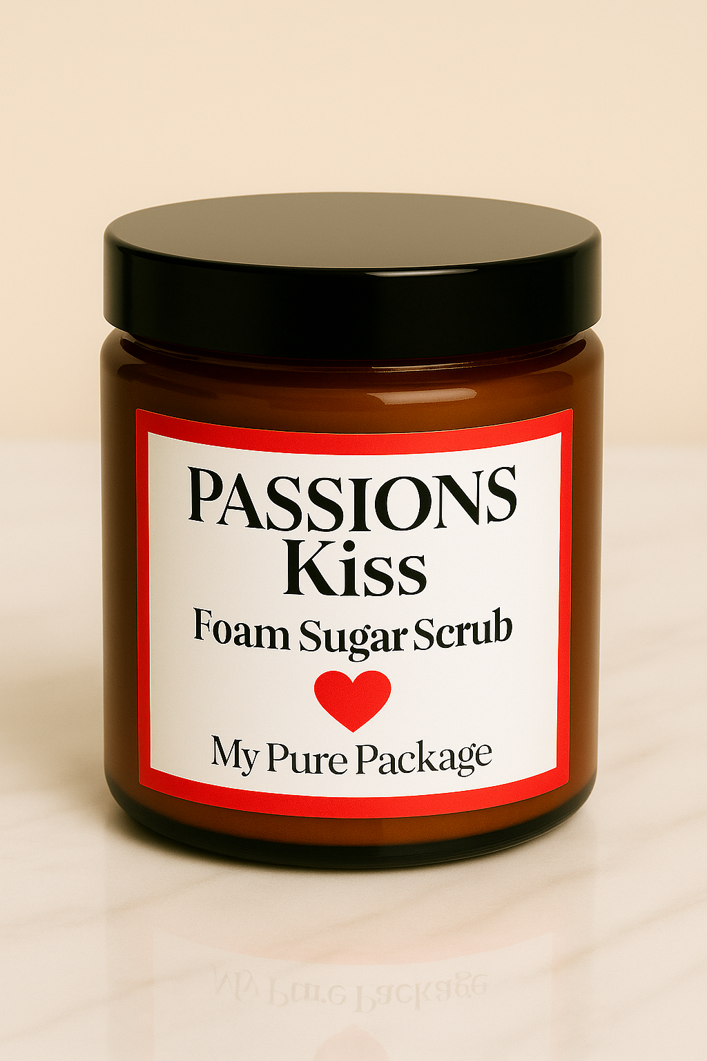 Passion’s Kiss Sugar Scrub – Sweet Self-Love Body Polish for Glow & Softness