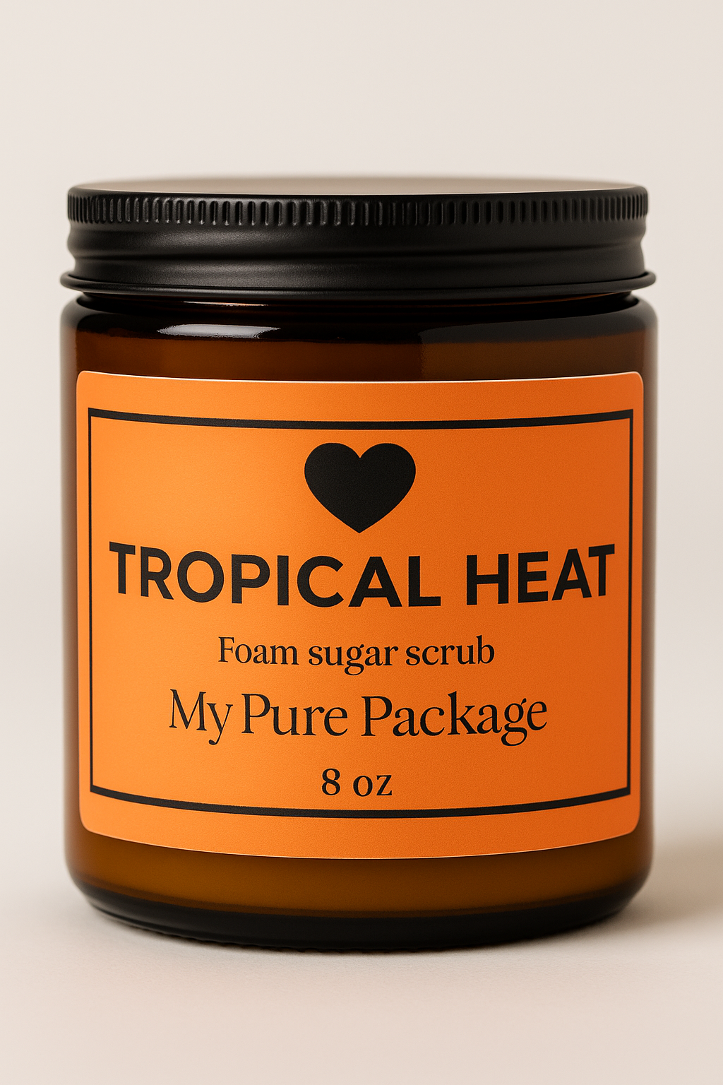 Tropical Heat Whipped Sugar Scrub – Mango & Pineapple Glow Exfoliator for Radiant Skin