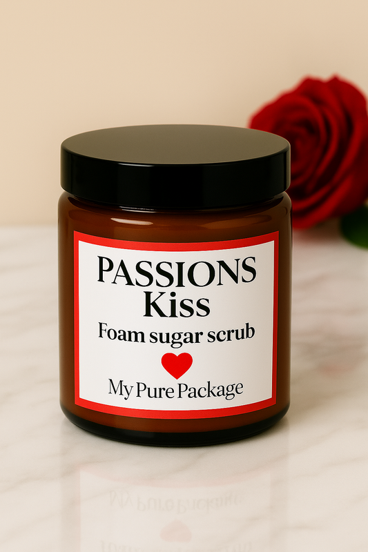 Passion’s Kiss Sugar Scrub – Sweet Self-Love Body Polish for Glow & Softness