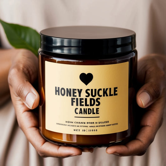 Honeysuckle Fields Candle – Refreshing Floral Citrus Soy Candle for Uplifting Rituals