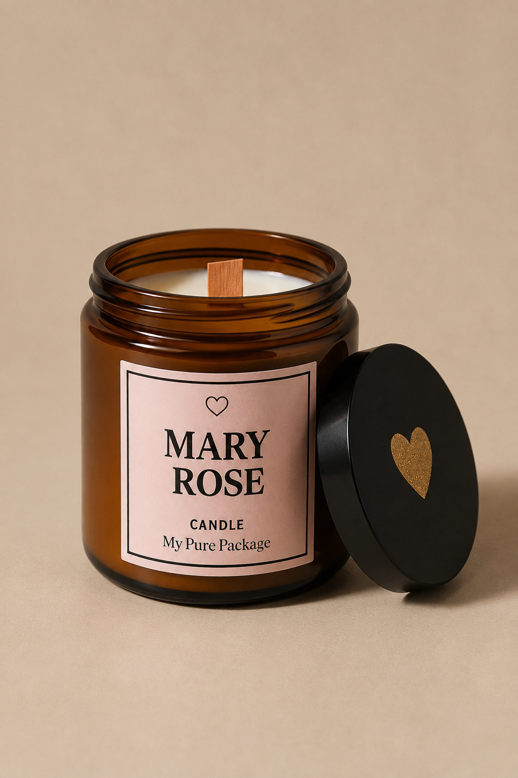 Mary Rose Candle – Grapefruit & Rosemary Soy Candle for Clarity & Energy Cleansing