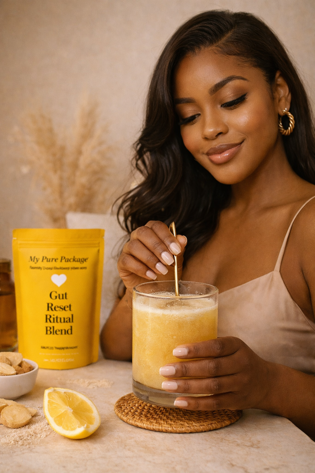 Gut Reset Ritual Blend: Totally gut-proof vibes only.