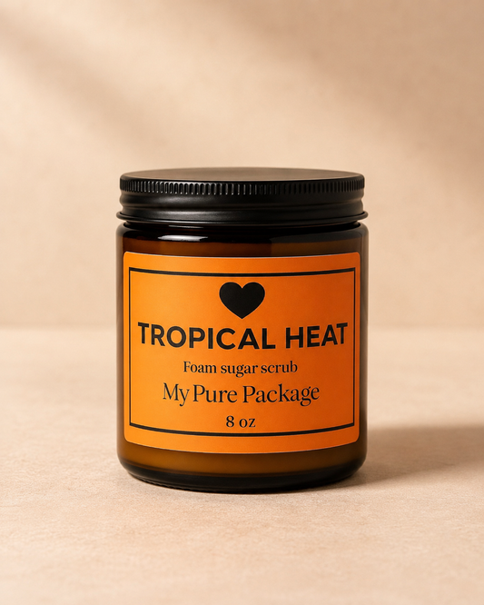 Tropical Heat Whipped Sugar Scrub – Mango Pineapple Body Scrub for Glowing Skin