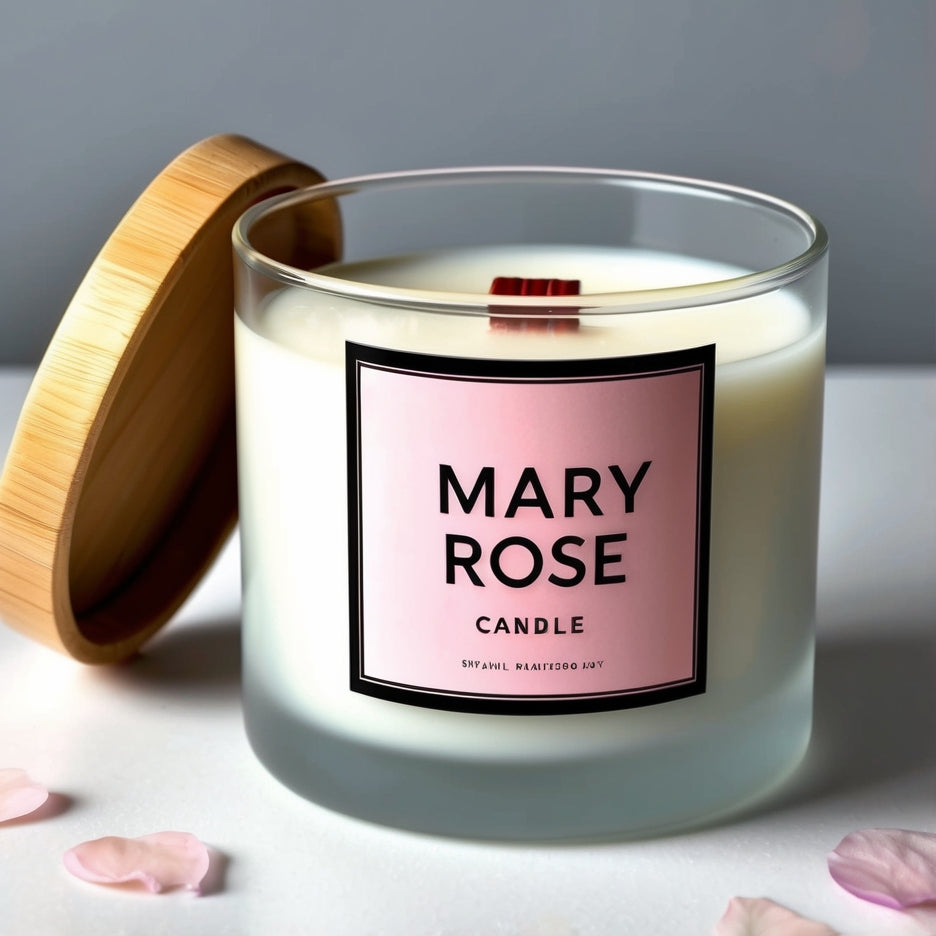 All-natural soy grapefruit aromatherapy candle with a soft flickering flame and surrounding citrus fruits."