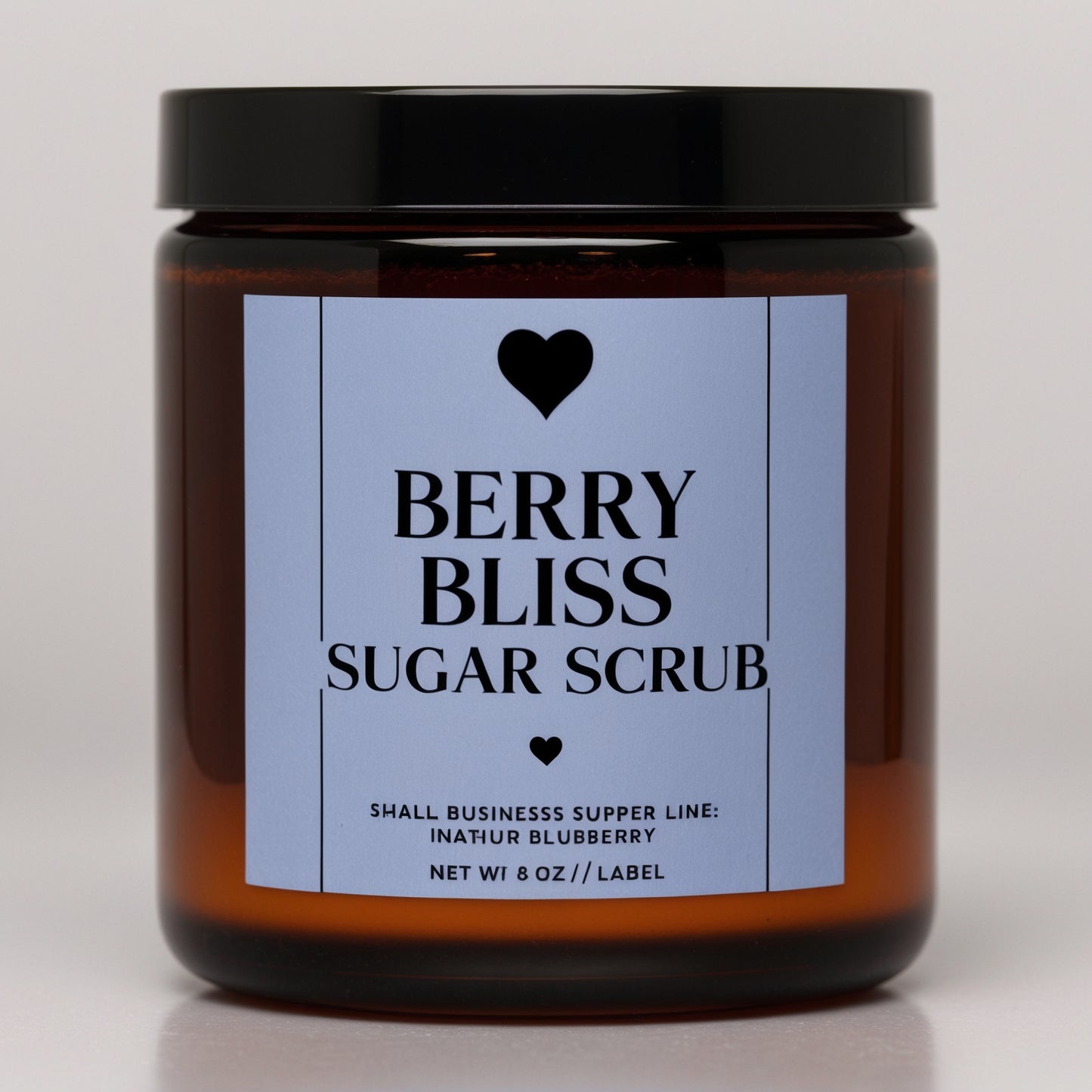 Close-up of Berry Bliss All-Natural Berry Bliss Foam Sugar Scrub being applied to skin, showing its foamy texture and exfoliating effect.