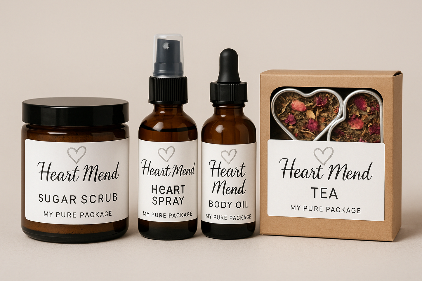 Heart Mend Box – Self-Care Ritual Kit for Emotional Healing, Comfort & Renewal