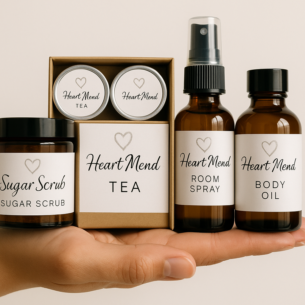 Heart Mend Box – Self-Care Ritual Kit for Emotional Healing, Comfort & Renewal