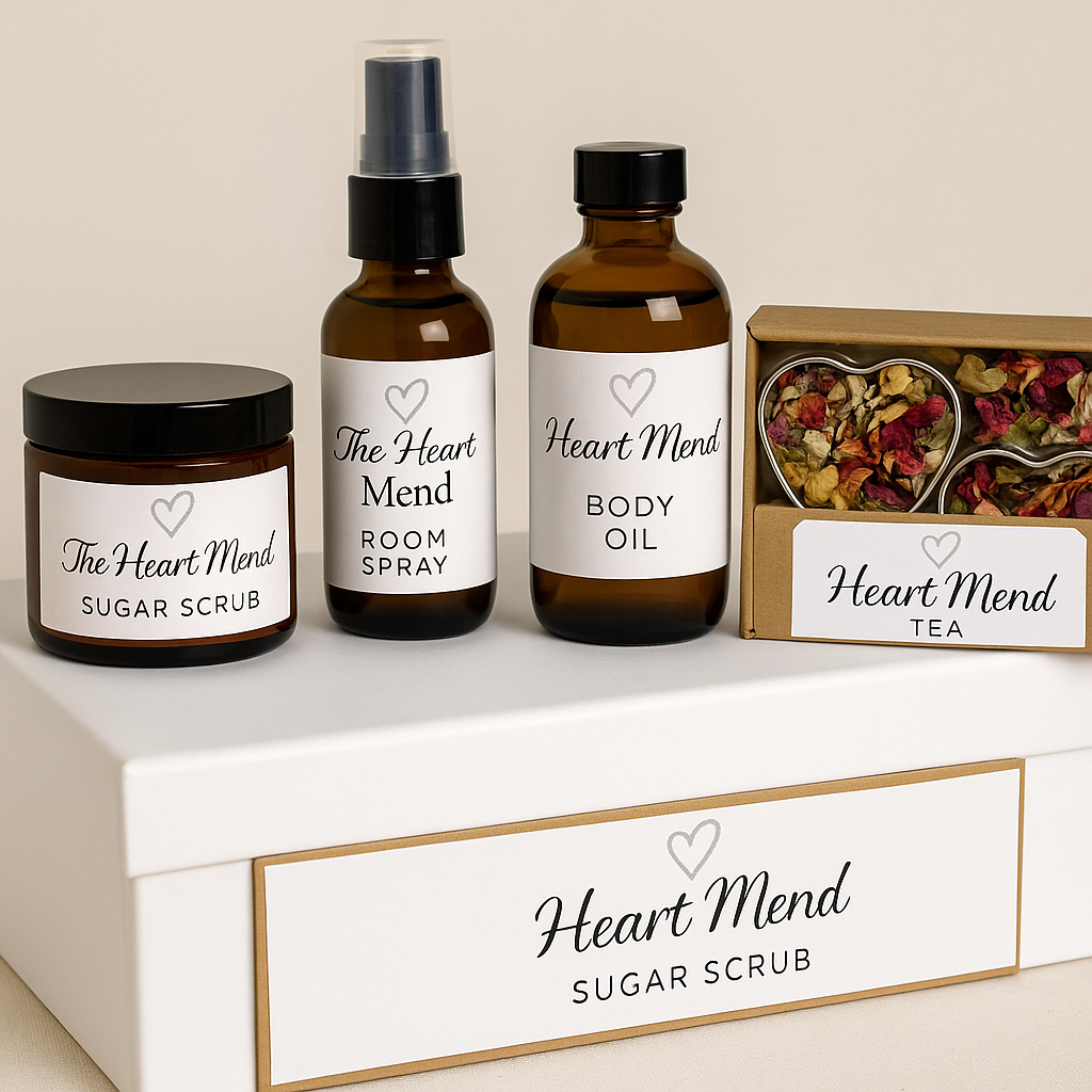 Heart Mend Box – Self-Care Ritual Kit for Emotional Healing, Comfort & Renewal