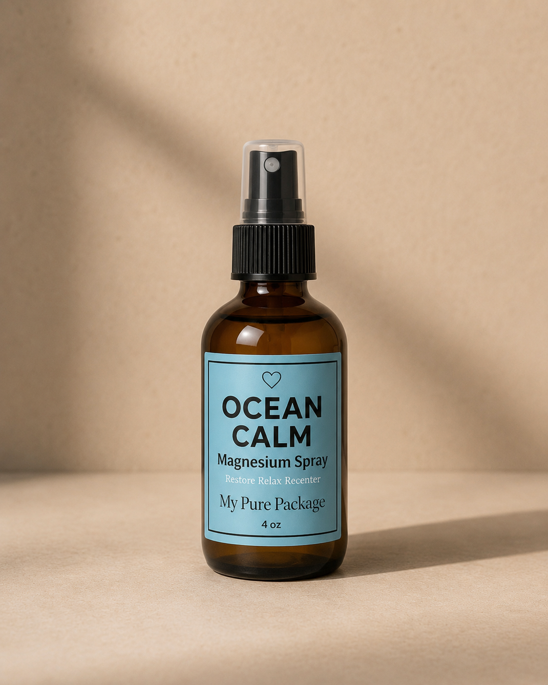 ✨ Ocean Calm Magnesium Spray – Topical Magnesium Mist for Muscle & Stress Relief