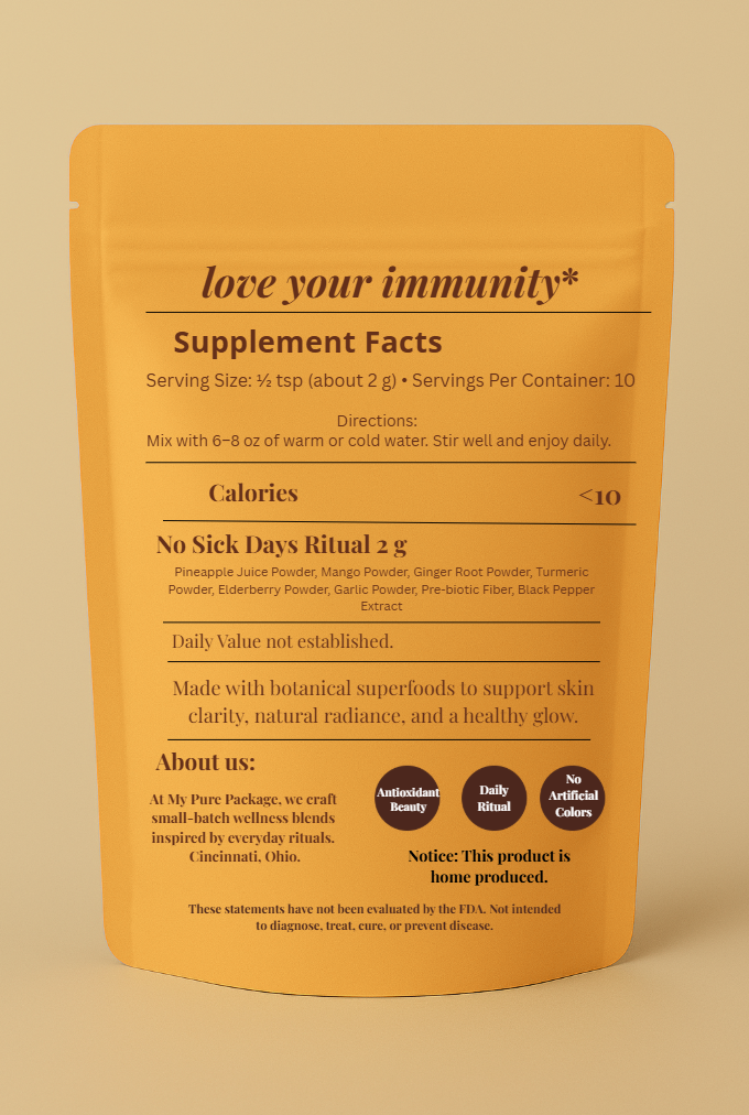 No Sick Days Ritual Blend : Show those germs who’s boss.